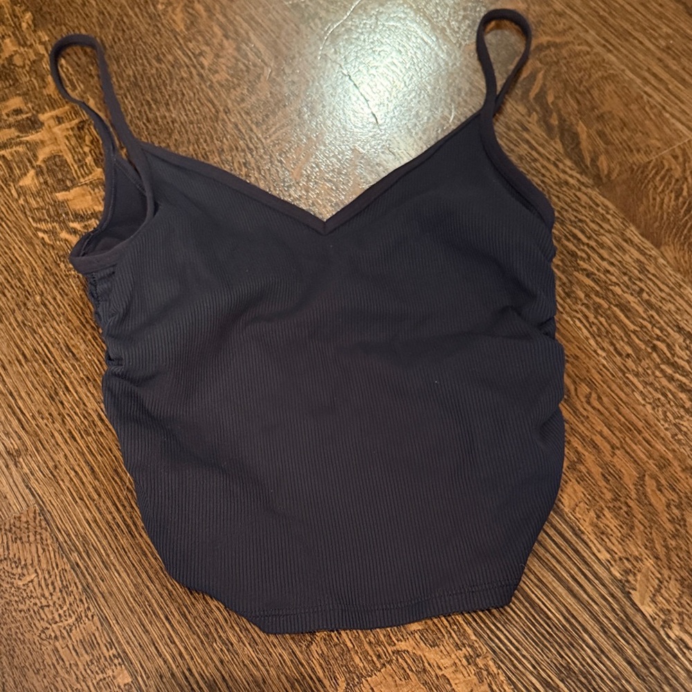 Vuori Midnight Ribbed Top